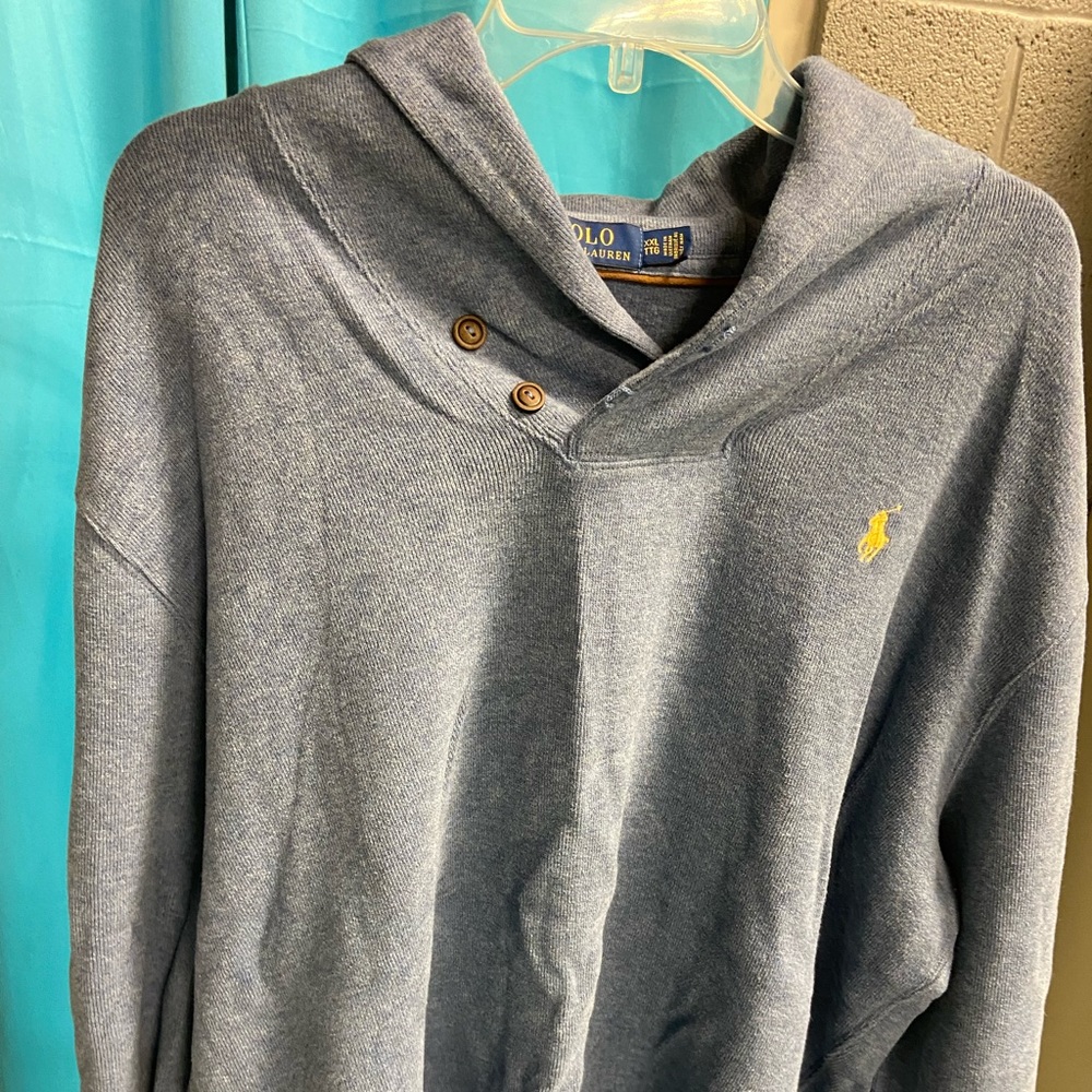 Polo button up sweater